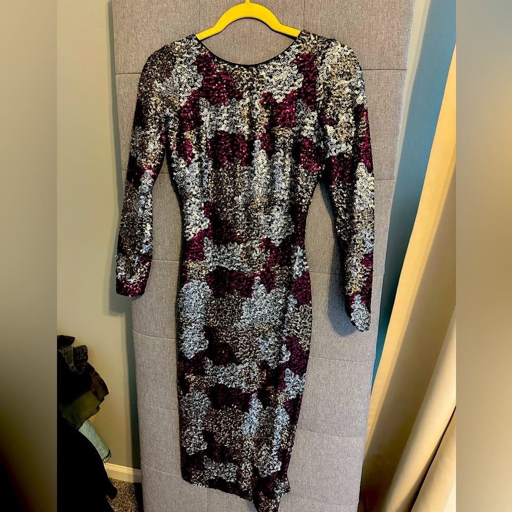 Dress the population sequin dress